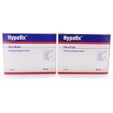 Hypafix Dressing Retention Sheet Roll 4" x 10 Yards, 1 Count (Pack of 2)