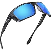 KastKing Huzzah Polarized Sport Sunglasses for Men and Women, Ideal for Driving Fishing Cycling and Running,UV Protection