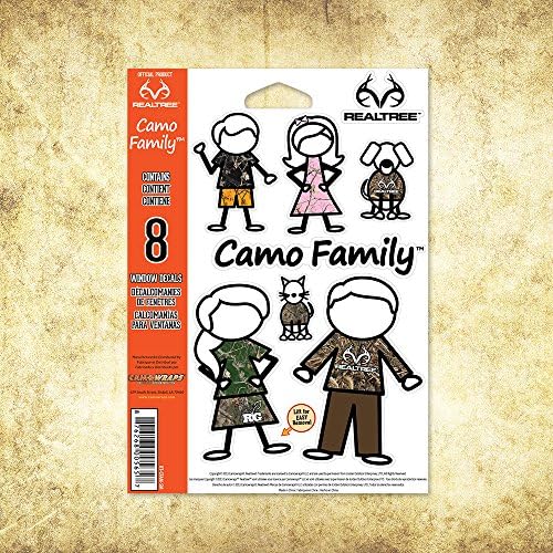 Camowraps (RT-CFAM-SM) Camo Family Decal Set - 8 Piece