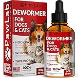 DEW0RMER for Dogs & Cats (2 OZ) - Treat & Prevent - Broad Spectrum WHIPW0RM, H00KW0RM, R0UNDW0RM & TAPEW0RM DEW0RMER - Made in USA - Natural Powerful Blend - Senior Pets, Kitten & Puppy DEW0RMER