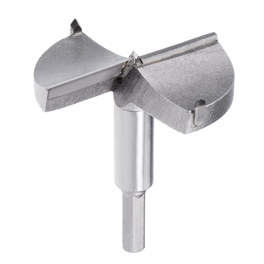 Sourcingmap Forstner Drill Bits 80mm, Tungsten Carbide Wood Hole Saw Auger Opener, Woodworking Hinge Hole Drilling Boring Bit Cutter (Gray)