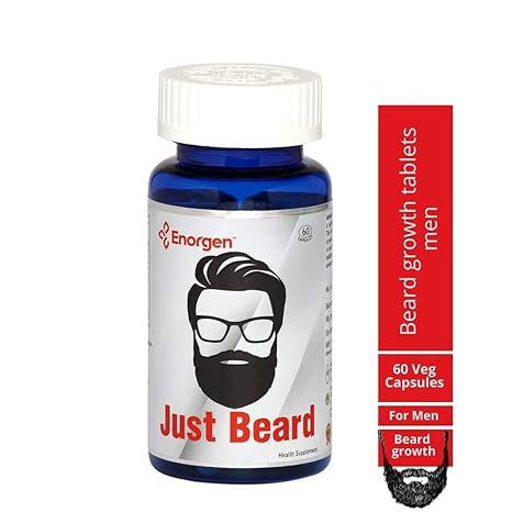 Enorgen Just Beard Beard Growth Supplement Beard Growth Vitamin