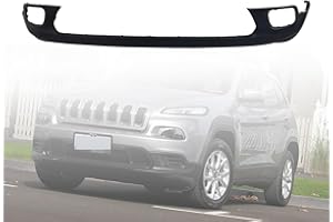 LAFORMO Front Lower Bumper Cover Compatible With 2014 2015 2016 2017 2018 J-eep Cherokee With Fog Lamp Holes Textured