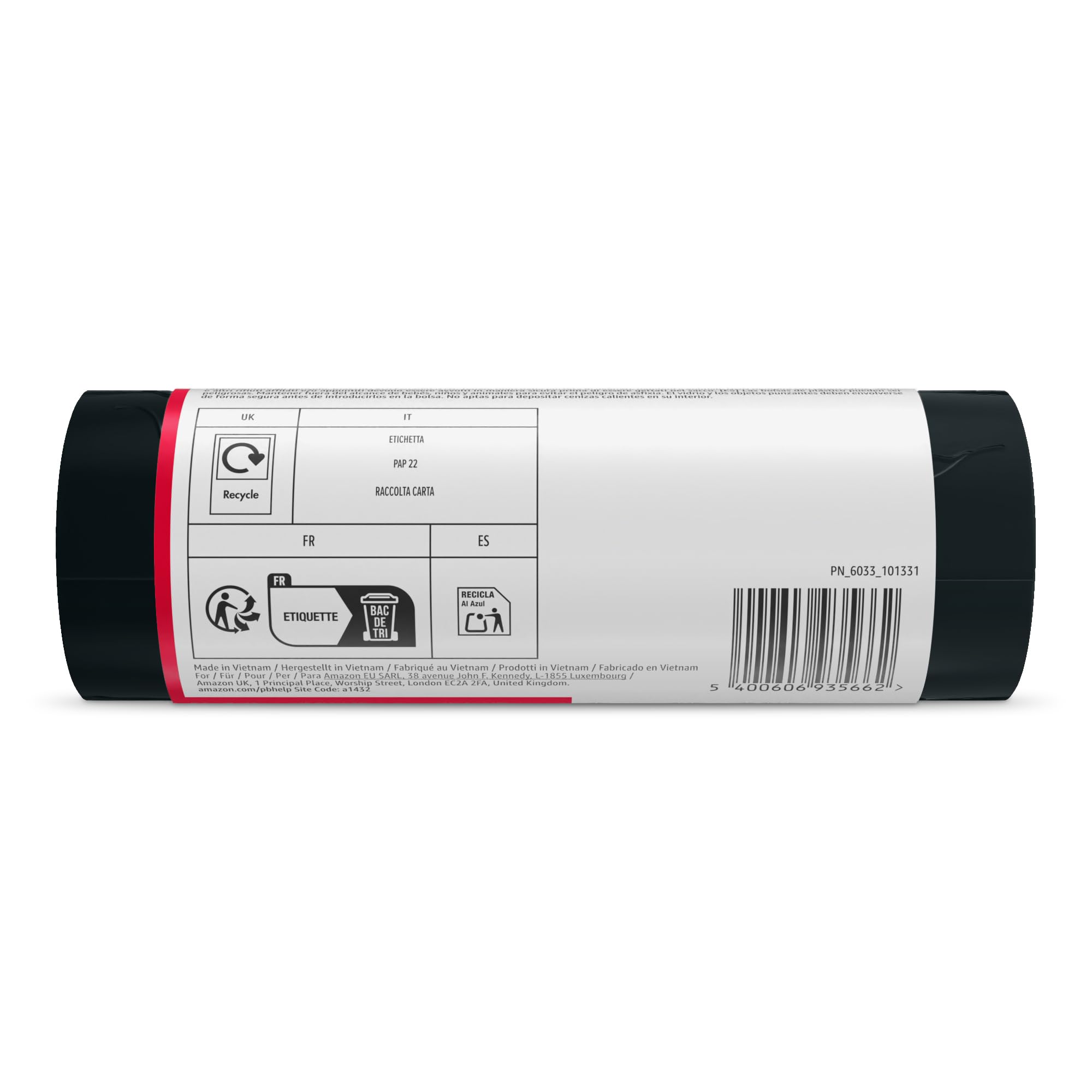 by Amazon Extrastarker Müllsack (Bindegriff) 15 x 75 Liter 5