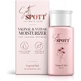soft spott Vulva &amp; Vaginal Moisturizer Gel, Estrogen-Free &amp; Hyaluronic Acid | Relieves Intimate Dryness &amp; Discomfort from Menopause, Postpartum &amp; Breastfeeding - pH-Balanced, Gynecologist Formulated, 2oz