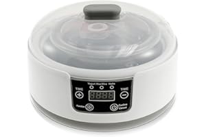 Yogurt Maker Machine, Probiotic Yogurt Maker, Constant Temperature Fermentation Auto Yogurt Maker, 1.2L Stainless Steel Intel