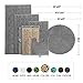 MAYSHINE Plush Shaggy Chenille Bath Mat | Extra Soft, Super Absorbent, Non-Slip Bathroom Rug | Fluffy Microfiber, Area Rug Sets for Bathroom Floor, Kitchen, Living Room | 32