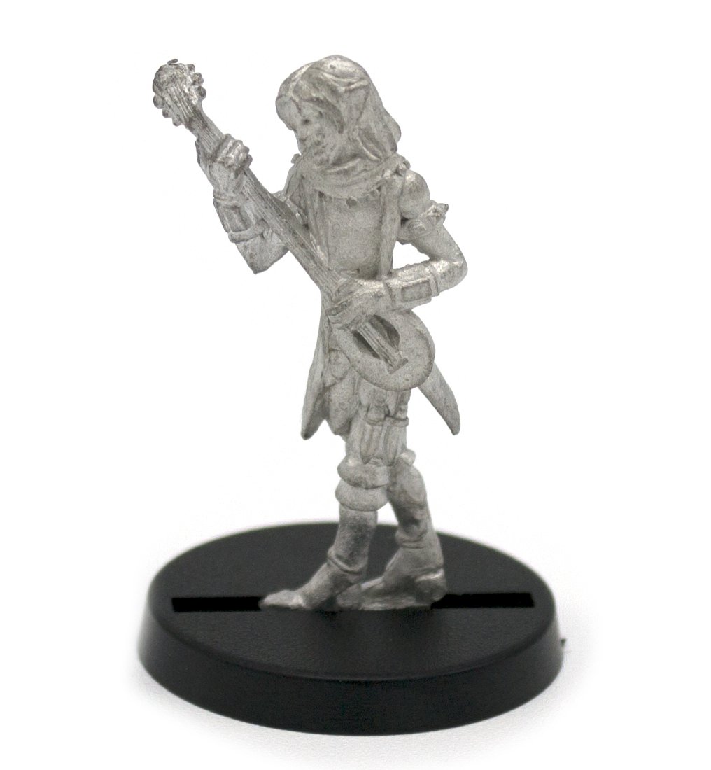 Stonehaven Elf Bard Miniature Figure for 28mm Table top Wargames - Made in USA