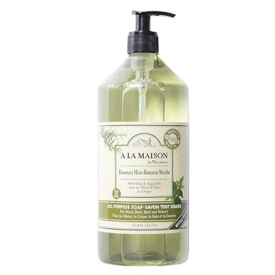 a la maison french liquid soap rosemary mint