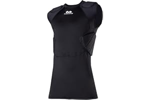 McDavid Unisex-Adult MD7935Rival Integrated Shirt/5-Pad Black AL