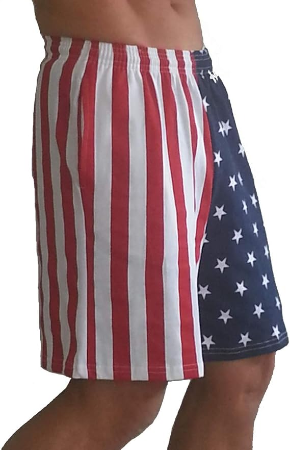 fleo american flag shorts