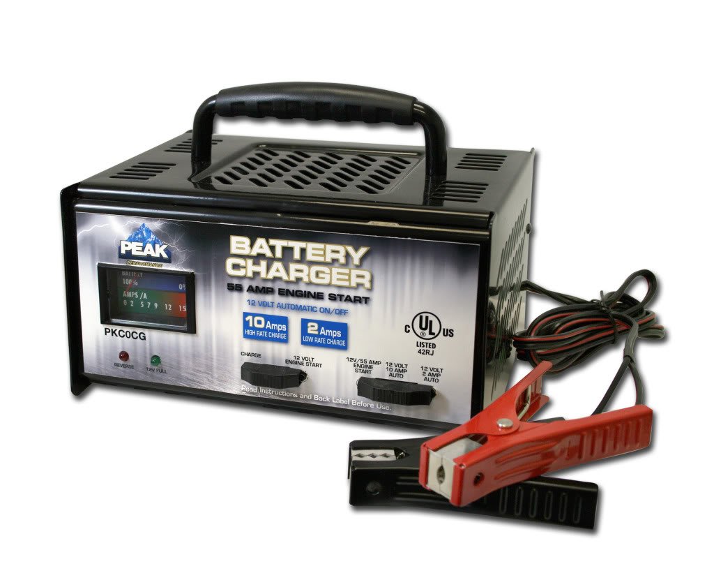 Peak PKC0CG 2/10/55Amp Linear Charger with Engine Starter