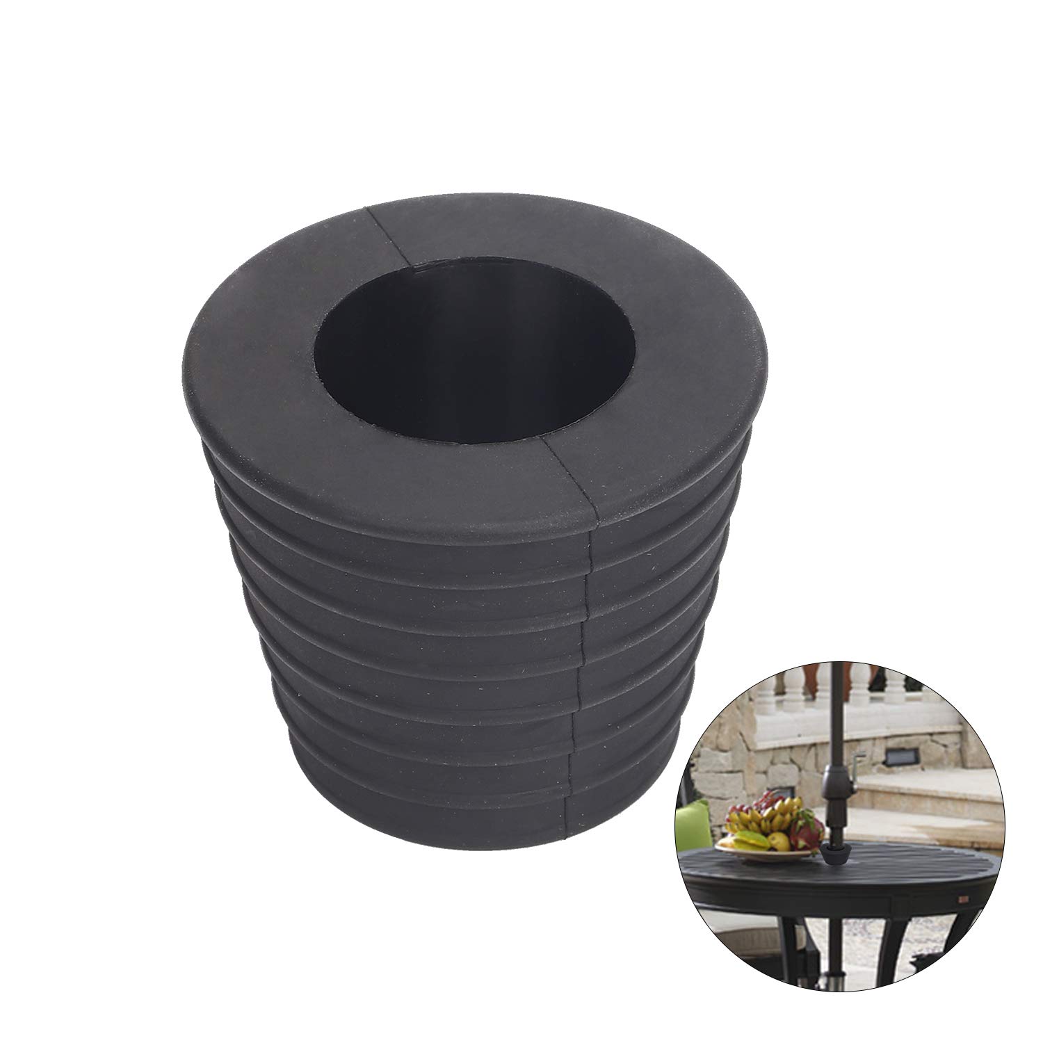 Buy Umbrella Cone Wedge,Base Parasol Stand Patio Table Hole Ring Plug