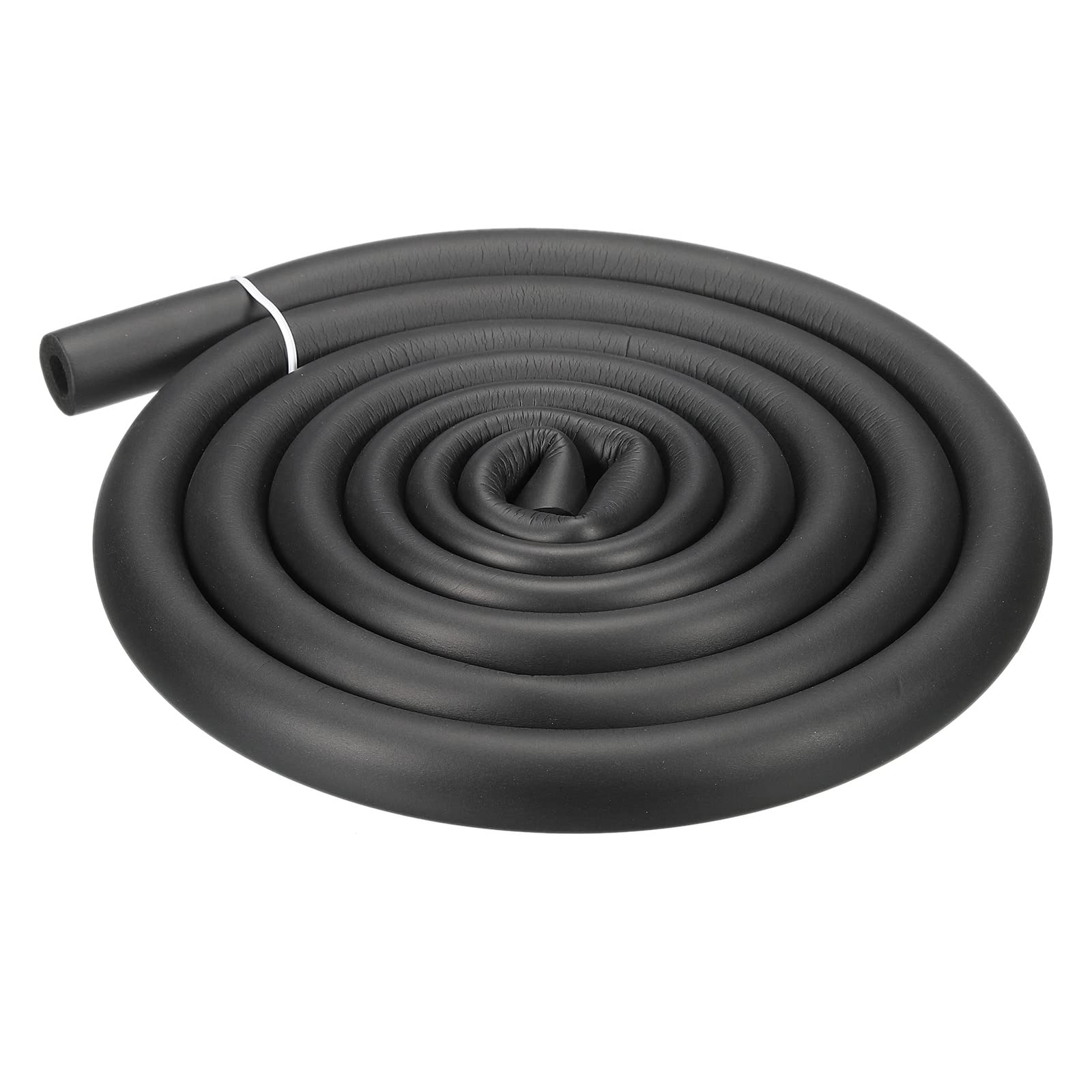 DMiotech Pipe Insulation Tube 10mm(3/8") ID x 5mm Thick 6.6ft Foam Grip Wrap Closed Cell Foam Tubing Non-Slip for Utensil Tools Handle Support 2m, Black