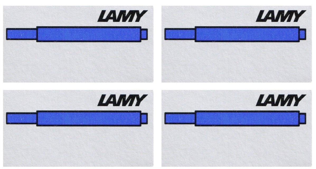 Lamy T10 Ink cartridges Pack of 4 (20 Pieces) Blue