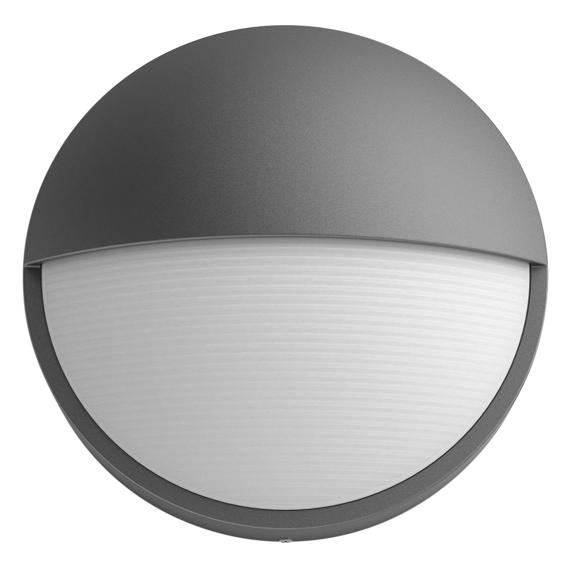 Philips Capricorn LED Outdoor Wall Light, 5.5W, 700 lm, 2,700 K Warm White Light, IP44 Weather-Resistant, Built-in LED, Durable, Aluminium, Anthracite Grey