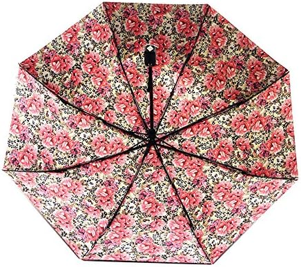 Memberr Printing Automatic Folding Black Plastic UV Sun Umbrella