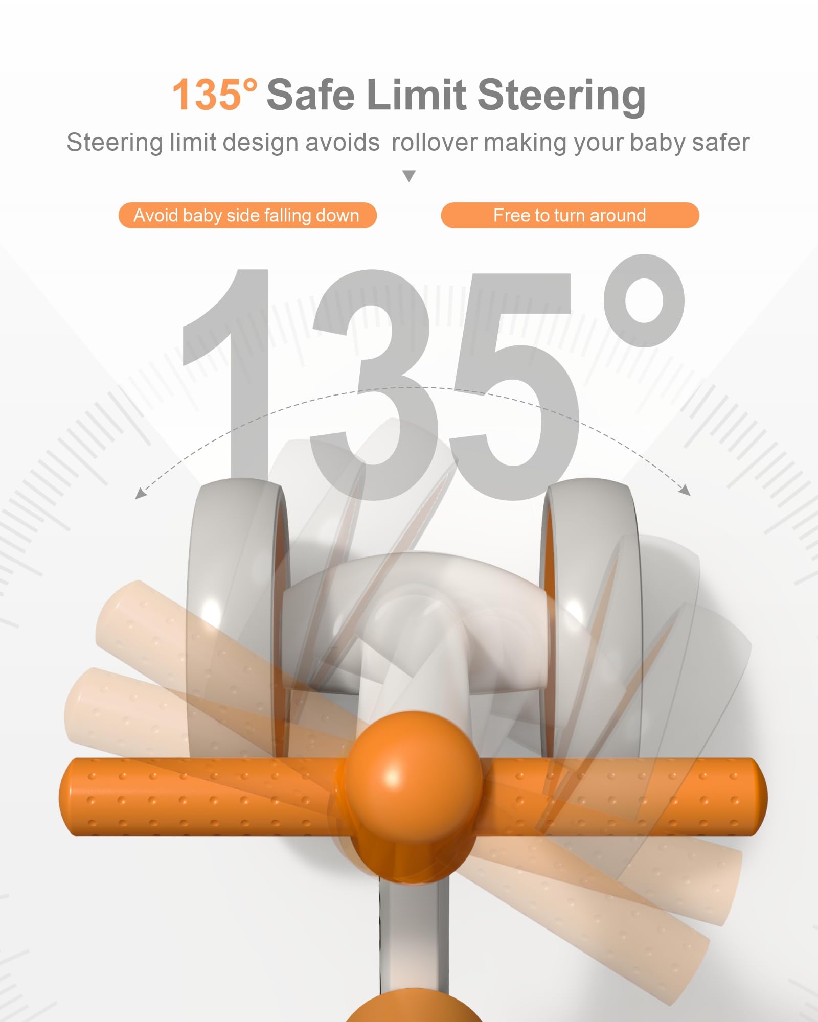 Baby Balance Bike for 1 Year Old Boys Girls, 10-24 Month Toddler Balance Bike, Baby Bike with No Pedal 4 Silence Wheels, First Ride on Toys with Adjustable Soft Seat, First Birthday Gifts