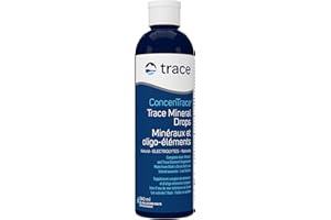 Trace Minerals ConcenTrace Drops | Full Spectrum Minerals | Ionic Liquid Magnesium, Chloride, Potassium | Low Sodium | Energy