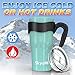 6-Piece Stainless Steel Vacuum Insulated Tumbler Set (20 oz or 30 oz Tumblers), Tea Cup or Coffee Travel Mug with Handle, 2 Lids, Straw & Brush - Double Wall Insulation for Hot & Cold Drinks