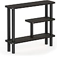 Furinno Turn-N-Tube Slim Space Saving Storage Rack, Espresso/Black