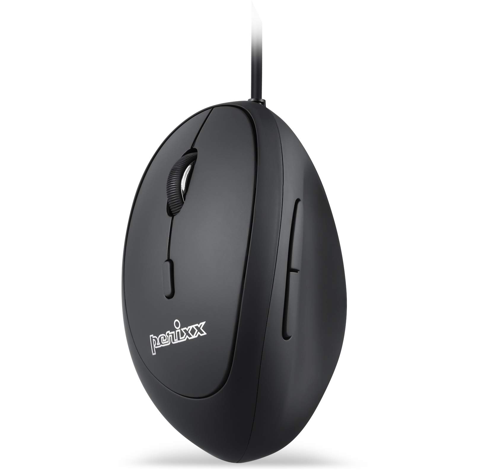 Perixx PERIMICE-519L Wired Portable Vertical USB Mouse, Mini Size for Laptops Computer, Left Handed Design