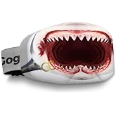 GogglesCover Premium: Protective ski and snowboard goggles cover, shark design
