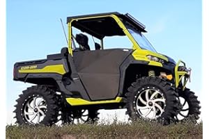 Dragonfire Racing Doors Can-Am Defender HD8/HD10 DPS/XT/X mr/Cab [2016-2021] Yellow Stainless Steel Custom Universal Fit UTV Front Left, Rear Left, Front Right, Rear Right