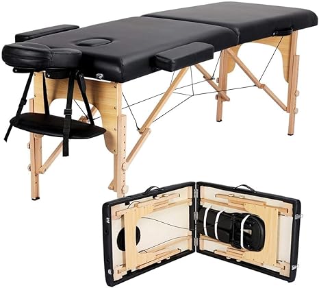 Yaheetech Pro Portable Massage Table Lightweight Folding Facial