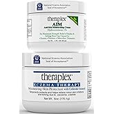 Theraplex Eczema Treatment Bundle - AIM Itching Cream (3 Oz) & Eczema Therapy (6 Oz) for Itch Relief - Strongest Anti Itch Cream & Moisturizer - for Itchy Skin Treatment