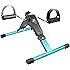 Portable Pedal Exerciser by Vive - Arm & Leg Exercise Peddler Machine - Low Impact Desk Cycle - Fitness Equipment for Seniors and Elderly - Folding Exercise Bike (Teal)