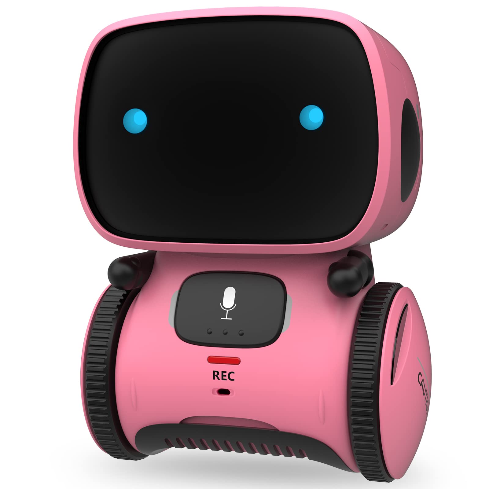 GILOBABY Interactive Smart Robot Toys, Intelligent Robot for Kids, Children Girls Robotic 3 Years Old Up, Touch Control & Voice Control, Dance, Sing, Walk & Playback, Robotic Toys for Kids (Pink)
