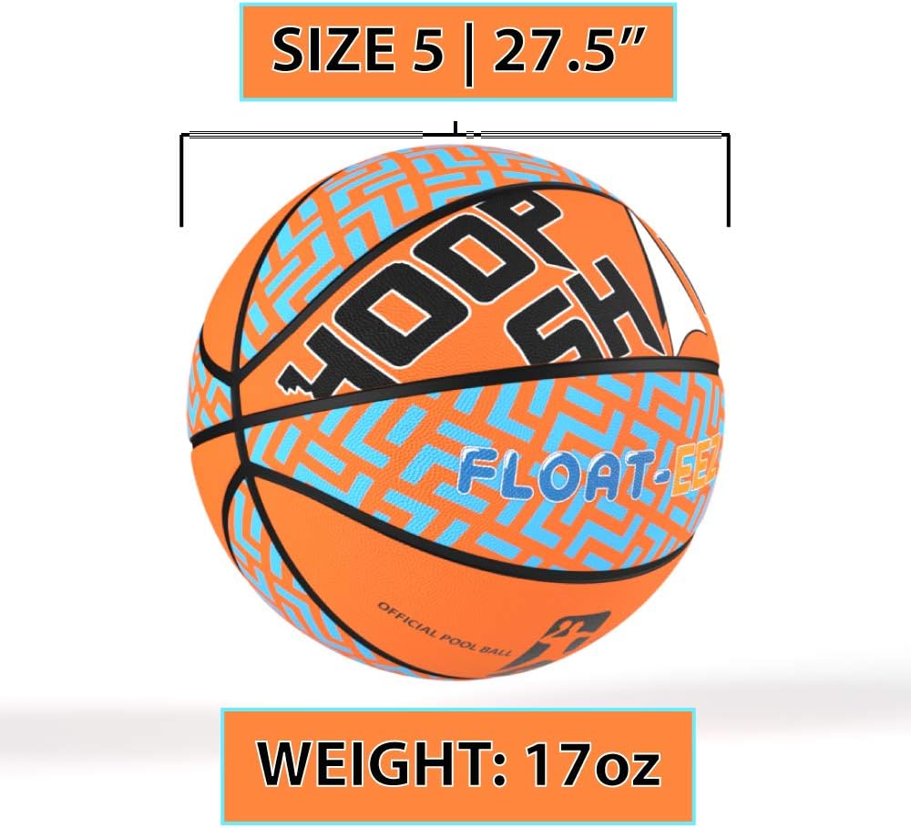 Fun Knuckles Float-EEZ Basketball Pack of 2 - for Indoor/Outdoor Games & Water Sports - air Pump Included - Great for Pool Hoops: Sports & Outdoors