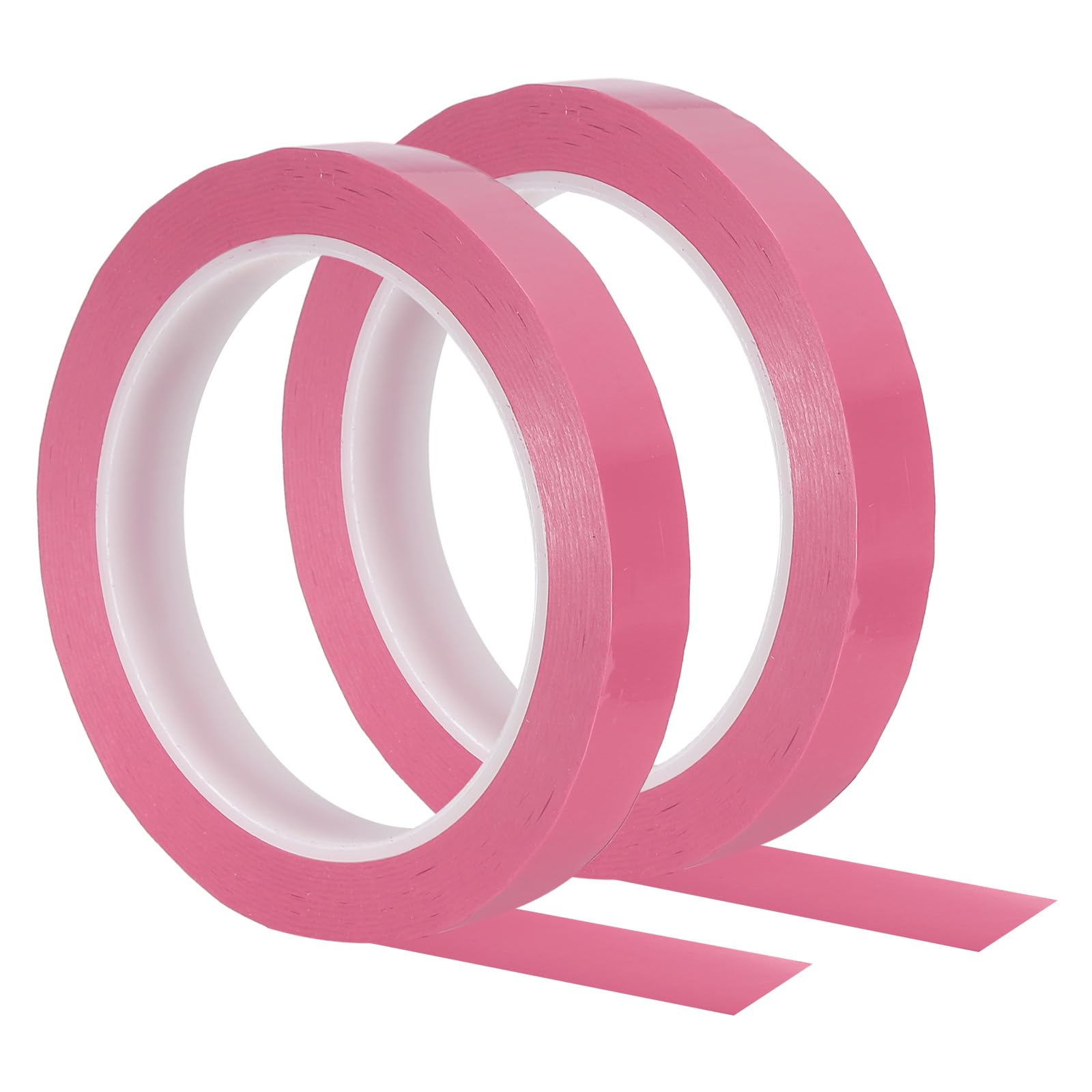 PATIKIL Whiteboard Tape 15mm 5/8", 2 Pack Thin Dry Erase Tape for Graphic Chart Marking DIY Art, Pink