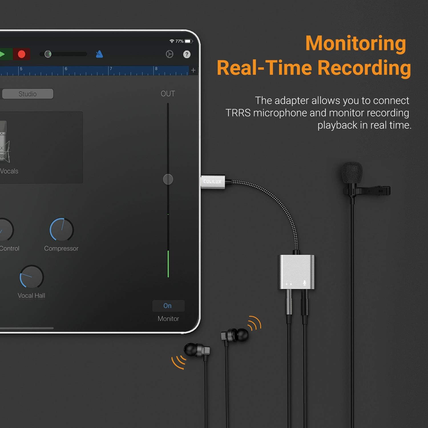 Cubilux USB C to TRS Microphone Headphone Splitter, Type C to 3.5mm Audio MIC Adapter, Compatible Google Pixel 10/9/8 Pro - Image 3