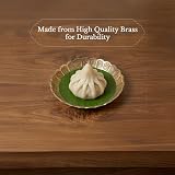 Shubhkart Nakshi Plate Small 7 cm Pack of 5 Brass Puja Decoration view 6