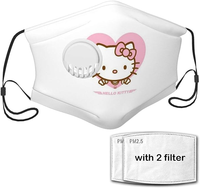 LovelyHelloKitty Half Face Mask Masks Cotton Windproof Anti Reusable