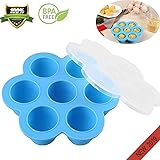 Kystpinter Silicone Egg Bites Mold for Instant Pot Accessories Fits Instant Pot 5,6,8 qt Pressure Cooker Reusable Storage Container and Freezer Tray with Lid