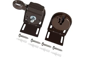 Lihopefe Sunshade Replacement Parts, Cordless Bracket, Used for Coolaroo External Roller Blinds, Outdoor Blinds, Indoor and Outdoor Roller Blinds (Brown)