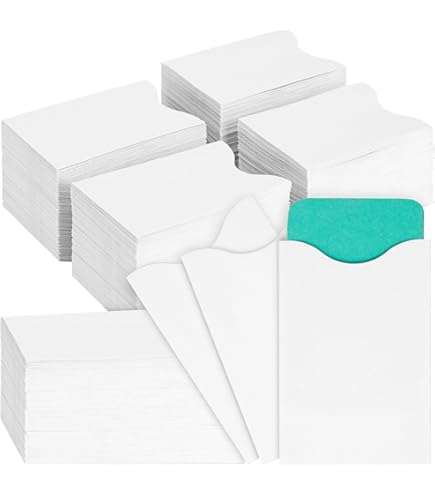 paper credit card sleeves Amazon.com : LUXPaper Credit Card Sleeves | 2 3/8