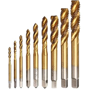 M12 X 1.75mm Yellow Ring HSSE-V3 Spiral Flute Taps