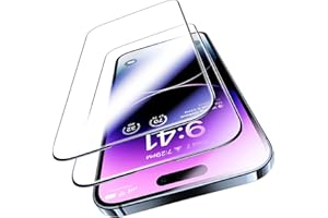 UltraGlass UNBREAK TOP 9H+ Glass for iPhone 14 Pro Screen Protector Tempered Glass [Longest Durable & Military Grade Shatterproof] Screen Protector 14 Pro Full Coverage, Anti-fingerprint, 2 Packs