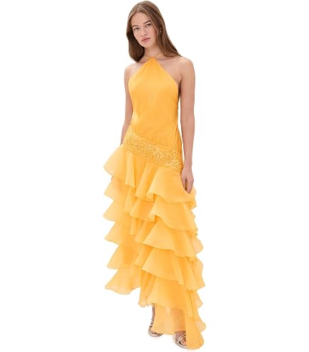 Yellow the Label Women's Chloe Linen Dress, Heron, XS at Amazon Women's Clothing store