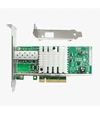 Silicom Quad Port 10GB SFP+ Network Card - X520-DA4 Chipset, PCIe X8, No Bracket (Used)