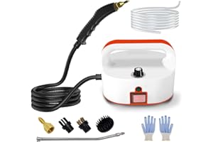 URBANVISTA 2500W Steam Cleaner for Home, High Pressure Handheld Steam Cleaner with 6-gears Adjustable, Portable Steamer for Cleaning Car Upholstery Tile Grout Home