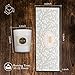 Anjou Scented Candle 4 Pack Gift Set, Includes Pear Freesia, BlackBerry Bay, Orange Peppermint, 20 Hours Burn Time Per Cup, 4 x 70 g Stress Relief, 4 x 70g, White