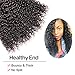YIROO Brazilian Virgin Curly Hair Weave Remy Human Hair Extensions Brazilian Hair 3 Bundles Natural Color 95-100g/pc (12 14 16inch, Natural color)