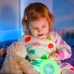 Tarklanda Alarm Clock for Kids,Moon Stars Projector