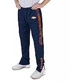 Zubaz Men's NFL Team Color Track Pant with Camo Lines Side Panels