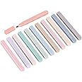 ZEYAR Aesthetic Cute Highlighter Pens, Cream colors, Chisel & Flexible Tip, Cuboid Design, Water Based, Quick Dry, No Bleed for bible (12 Cream Colors)